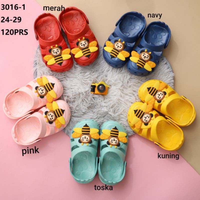 Sandal anak baim karet 3016 Bee