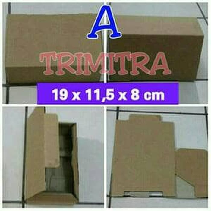 

KOTAK KARDUS BOX PACKING type A" UNYIL" 19 x 11,5 x 8 cm