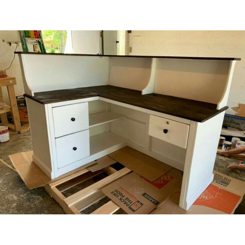 Minibar /meja dapur cat duco kombinasi