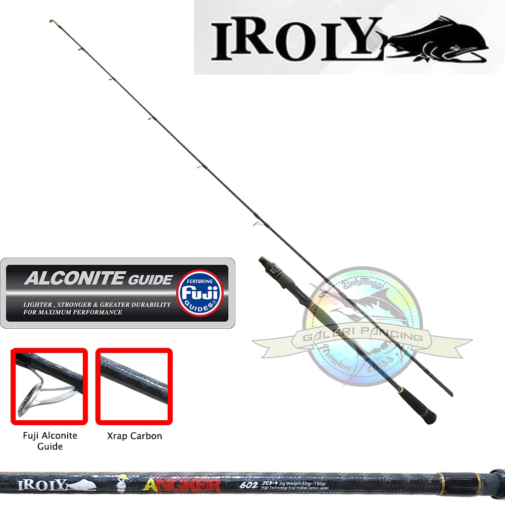 Joran Jigging Iroly Angker 602 PE 3-4 Xrap Hollow Carbon Fuji Alconite