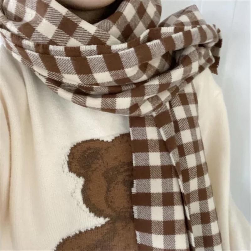 IMPORT WINTER LONG SHAWL SCARF WOMAN KIDS AUTUMN SPRING SYAL PANJANG WANITA ANAK MUSIM DINGIN