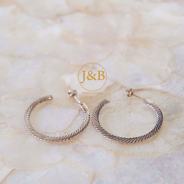 Circle Herringbone Earring Code 4.9