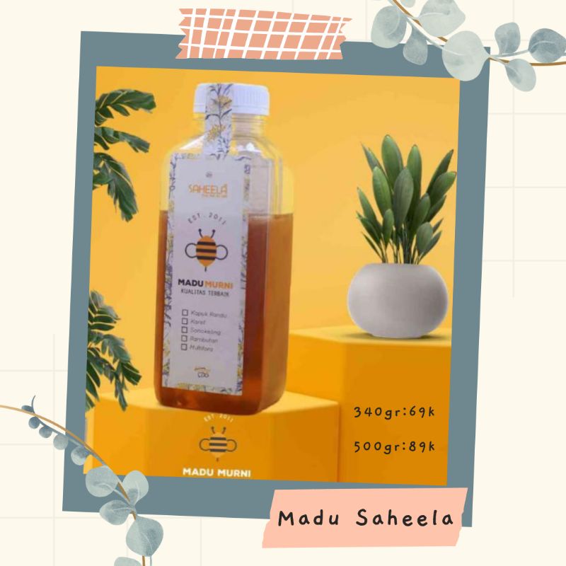 

MADU SAHEELA 500gram /madu murni
