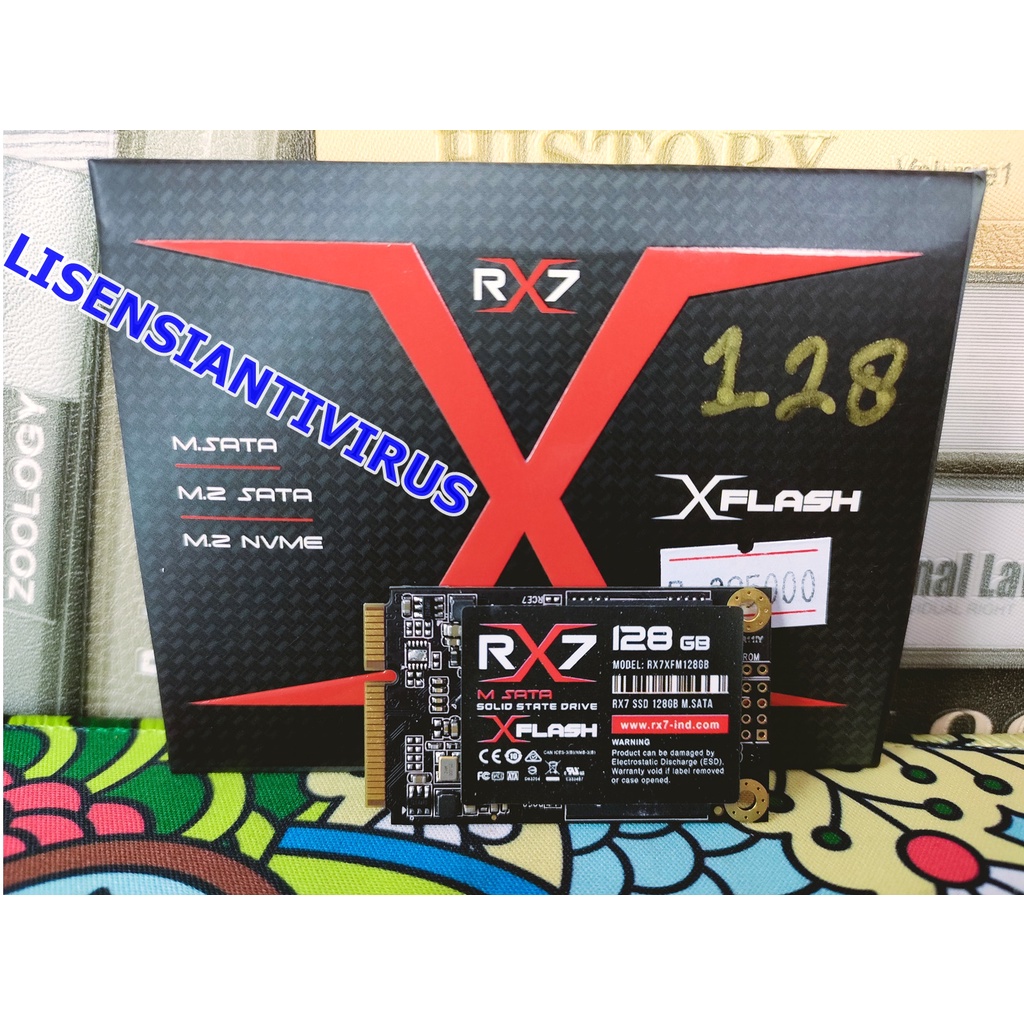 SSD RX7 RX 7 MSATA M.SATA M SATA SATA PENDEK 128GB M2 SATA 2242