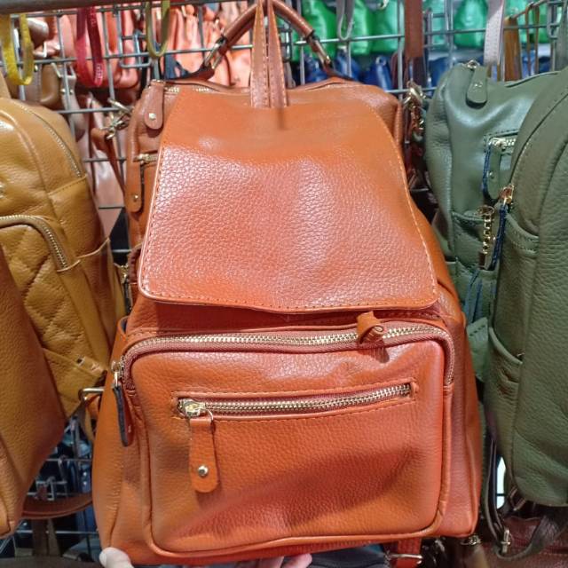 Tas ransel papirut asli kulit garutan