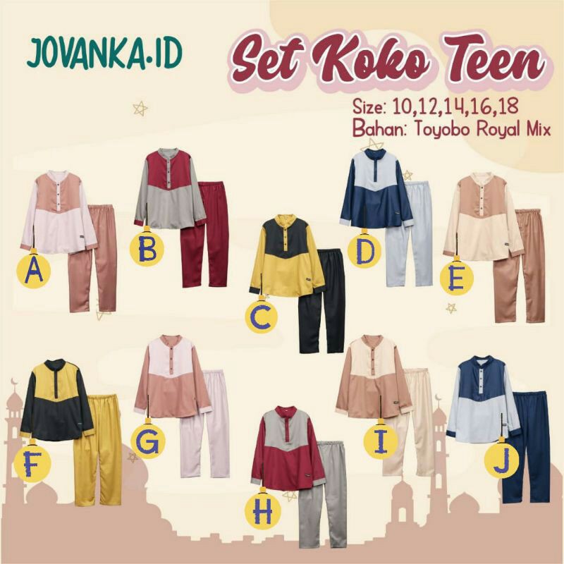 Set Koko Teen Jovanka.ID