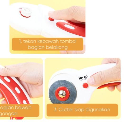 

☄ Rotary Cutter Pemotong Putar Joyko CUR-507 ➦