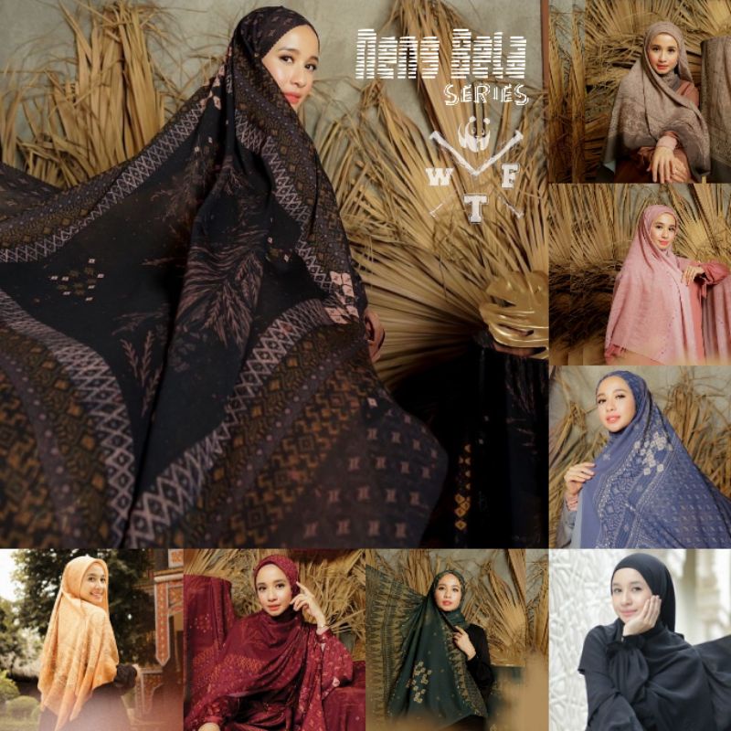 HIJAB SEGI EMPAT VOAL MOTIF || Neng Bela series