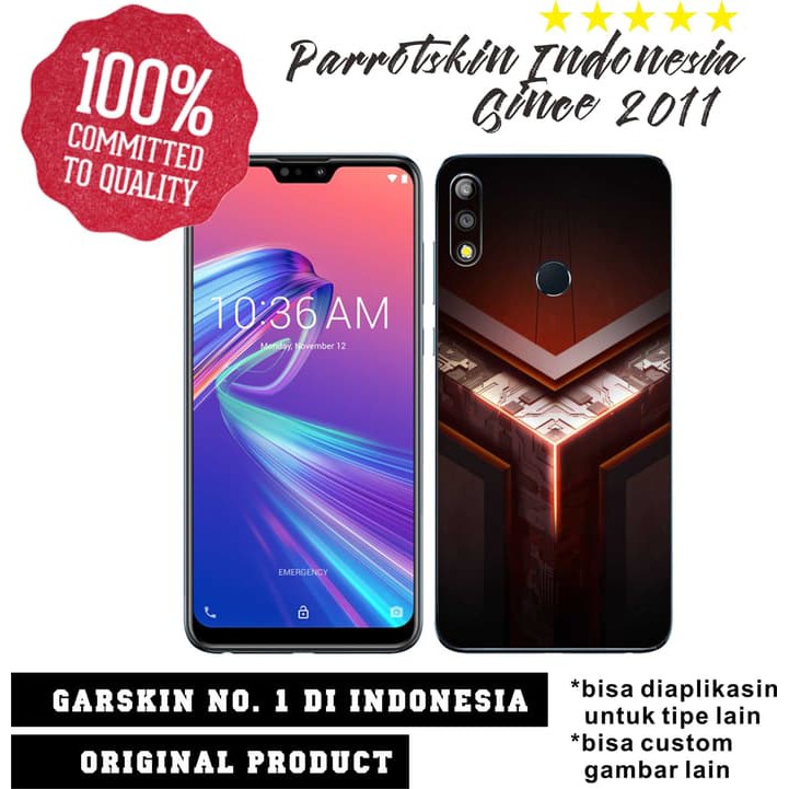 Garskin Skin Zenfone Max Pro M2 ROG Red case Style edition