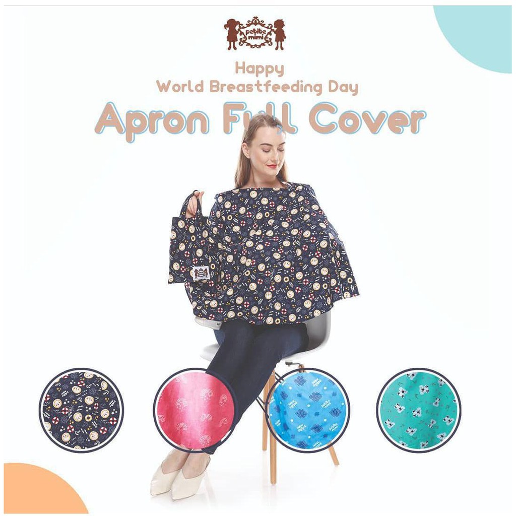 Full Cover Nursing Apron (Penutup Menyusui) Petite Mimi