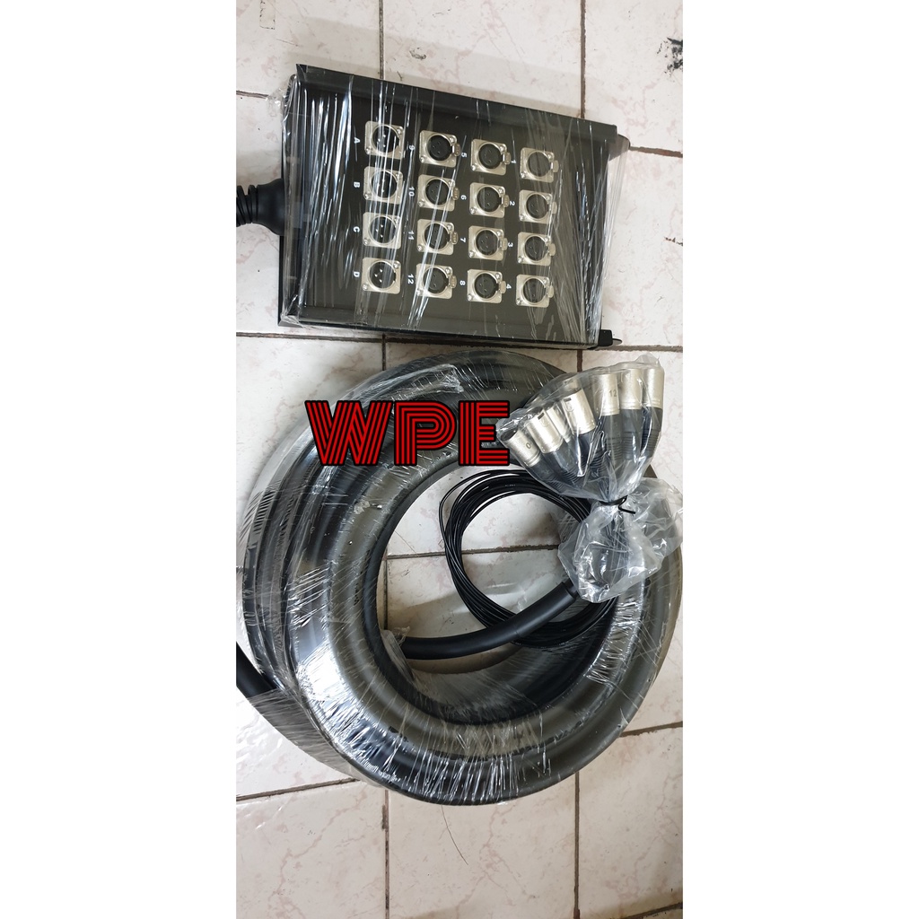 snake kabel axl scs1243 axl scs 1243 audion 12channel 4 output 30 meter original