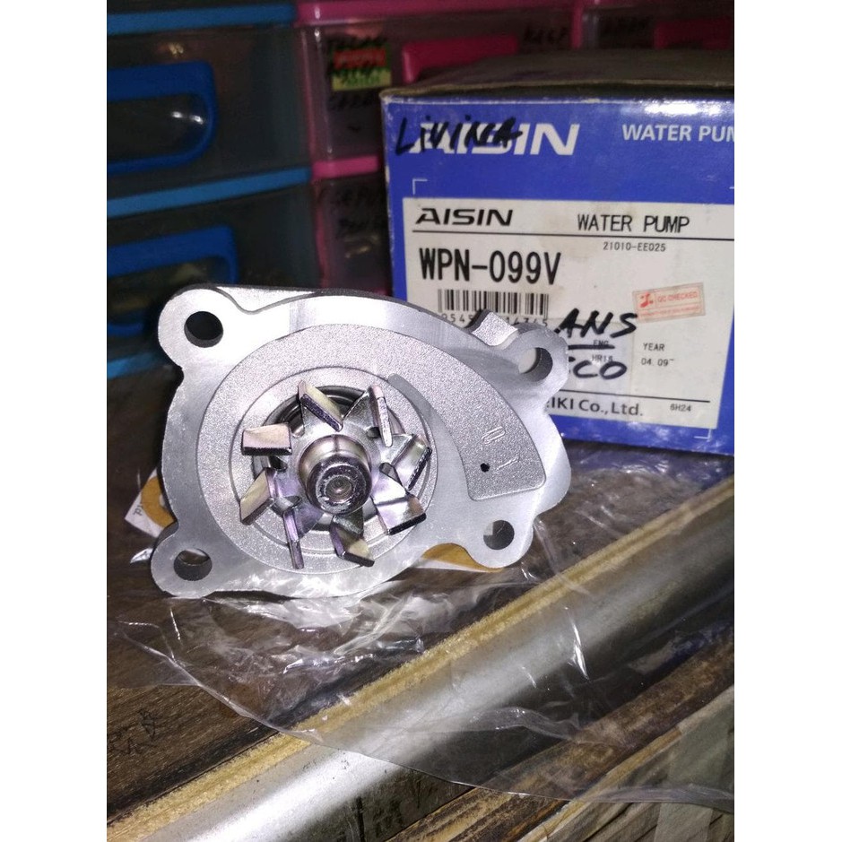 Water Pump Grand Livina 1.5 AISIN WPN 099V -ORIGINAL