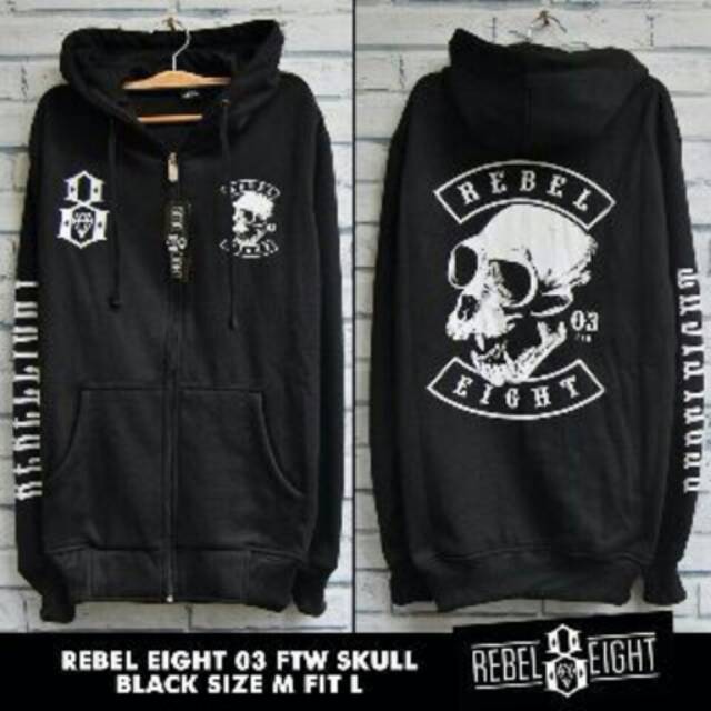 Rebel Eight Skull
