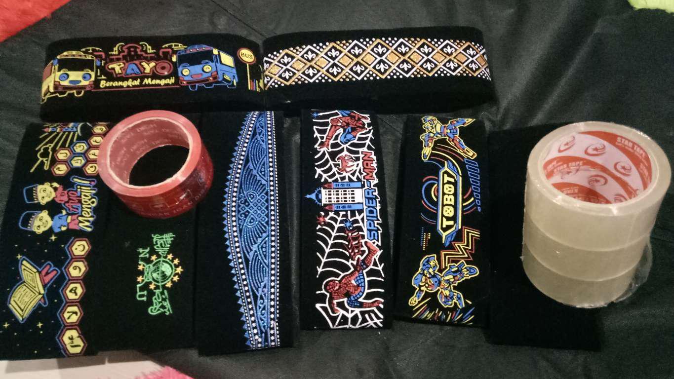 Songkok Batik Kolosebo - Peci Sablon Motif Biru Emas Silver Kopiah Kopyah Kopeah Ac Anak Dewasa