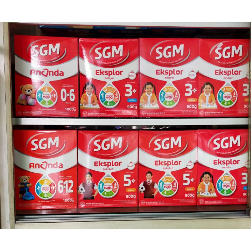 susu SGM 0-6. 6-12. 1+ 3+ 5+