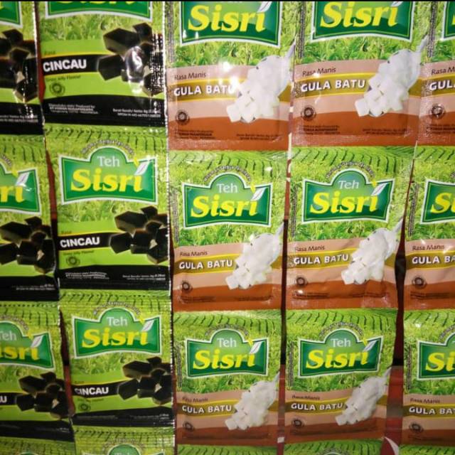 

Teh Sisri 1 renceng isi 10 sachet