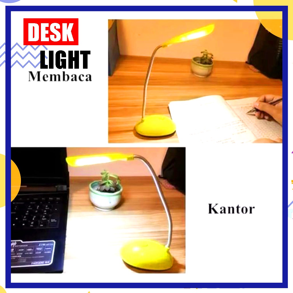 Fashion Wind LED Desk Light / Lampu Baca Lampu Belajar Lampu Meja LED Flexible High Quality / Lampu LED Flexible Multifungsi Terbaru Termurah