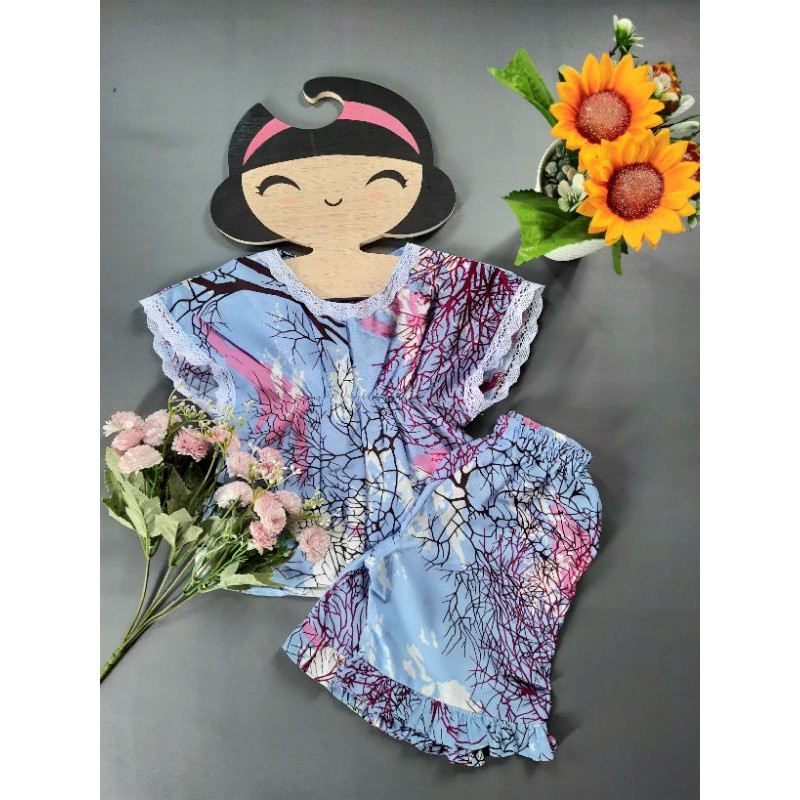 Baju kain rayon anak / Piyama anak kain rayon