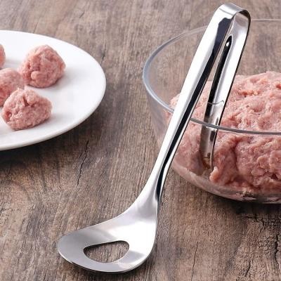 SENDOK CETAKAN BAKSO MEATBALL STAINLESS ANTI LENGKET