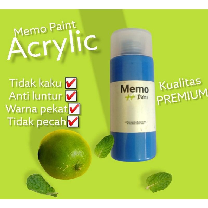 

Cat Sepatu,lukis jaket,lukis topi Acrylic Rubber,memo paint ,cat lukis kanvas dll