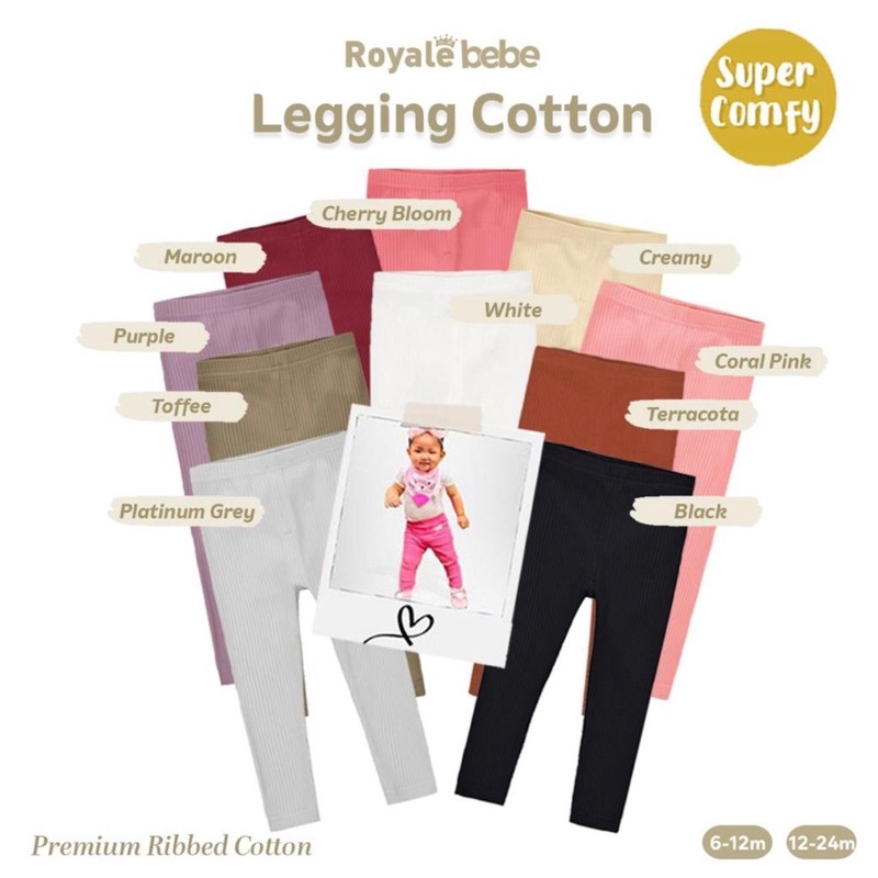 Royale Bebe - Celana Legging (Cotton Legging) / Cherrybabykidsshop