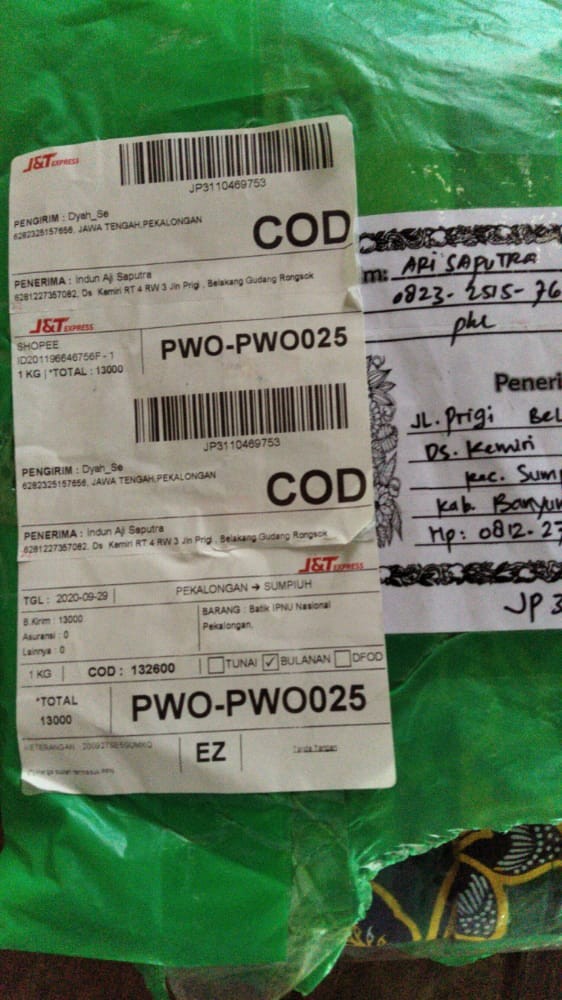 Batik Ipnu Nasional Pekalongan