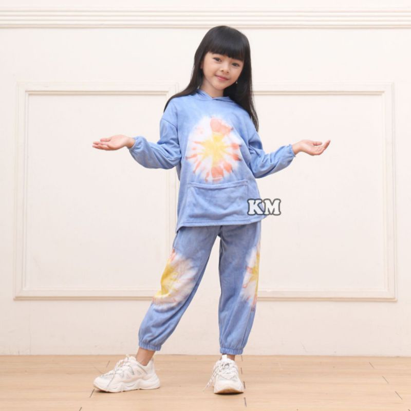 SETELAN SWEATER ANAK COTTON SETELAN HOODIE KAOS SWEATER ANAK KEKINIAN