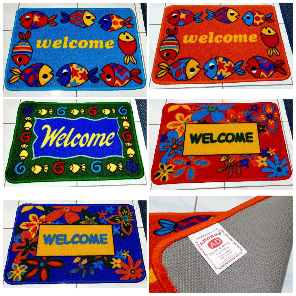 [NK]Keset Kaki anti slip Karakter lucu Uk40x60 keset pintu kamar mandi kamar tidur murah