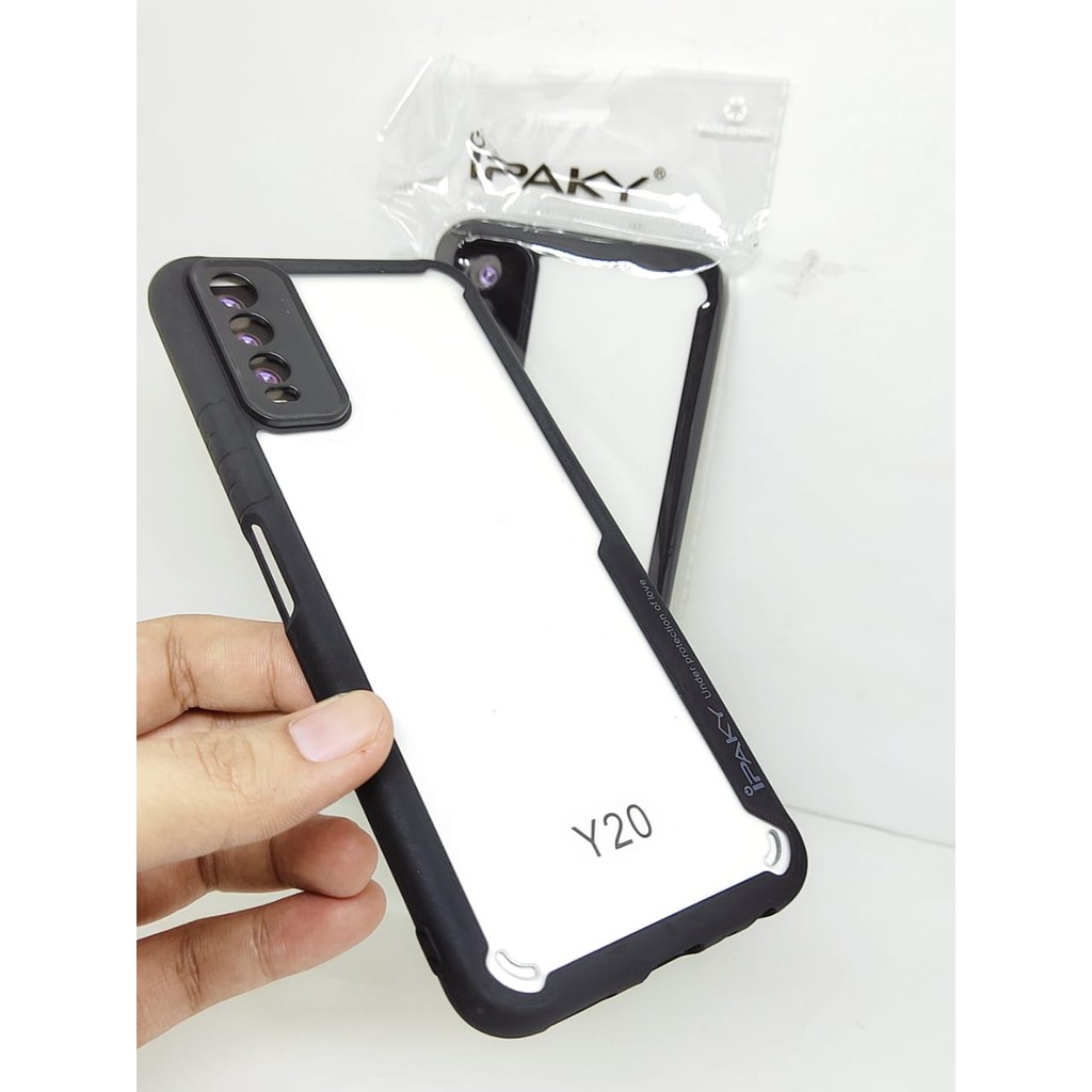 Anti Shock Vivo Y20 Y20i 6.51 inch Acrylic Clear Case Vivo Y20s Mika Drop Resistan