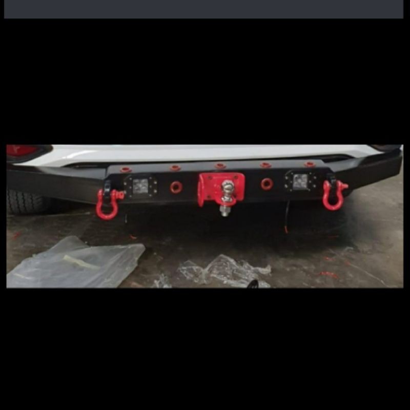 TOWING BAR TOWING KLASIC PENGAMAN BELAKANG FORTUNER BARU/LAMA + LED