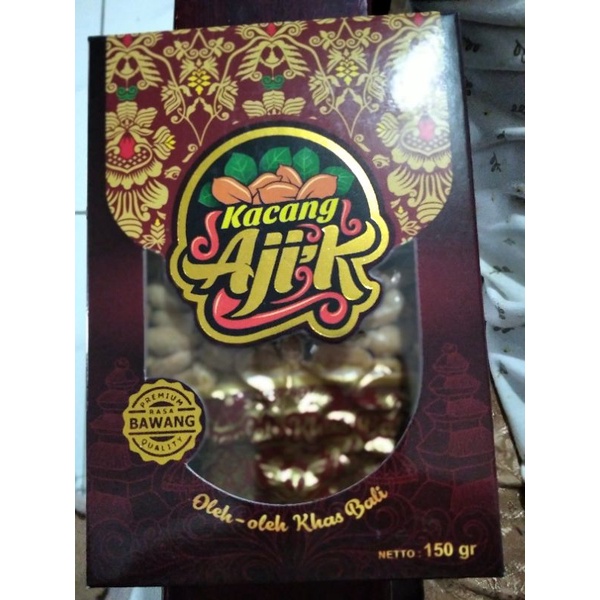 

Kacang Kapri rasa Bawang, Merk AJik