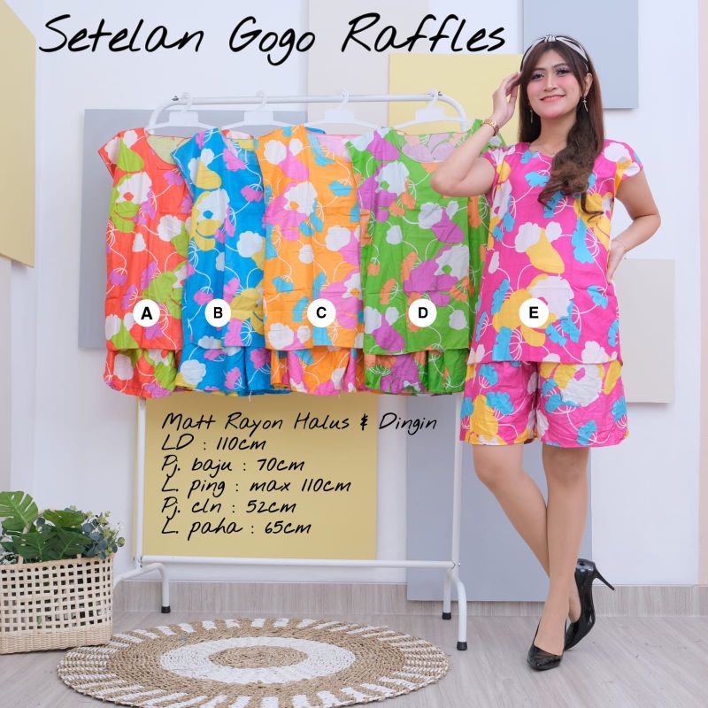 Safiacollection - Setelan Gogo Setelan Celana Pendek Setelan Daster Setelan Viral Setelan Kekinian S