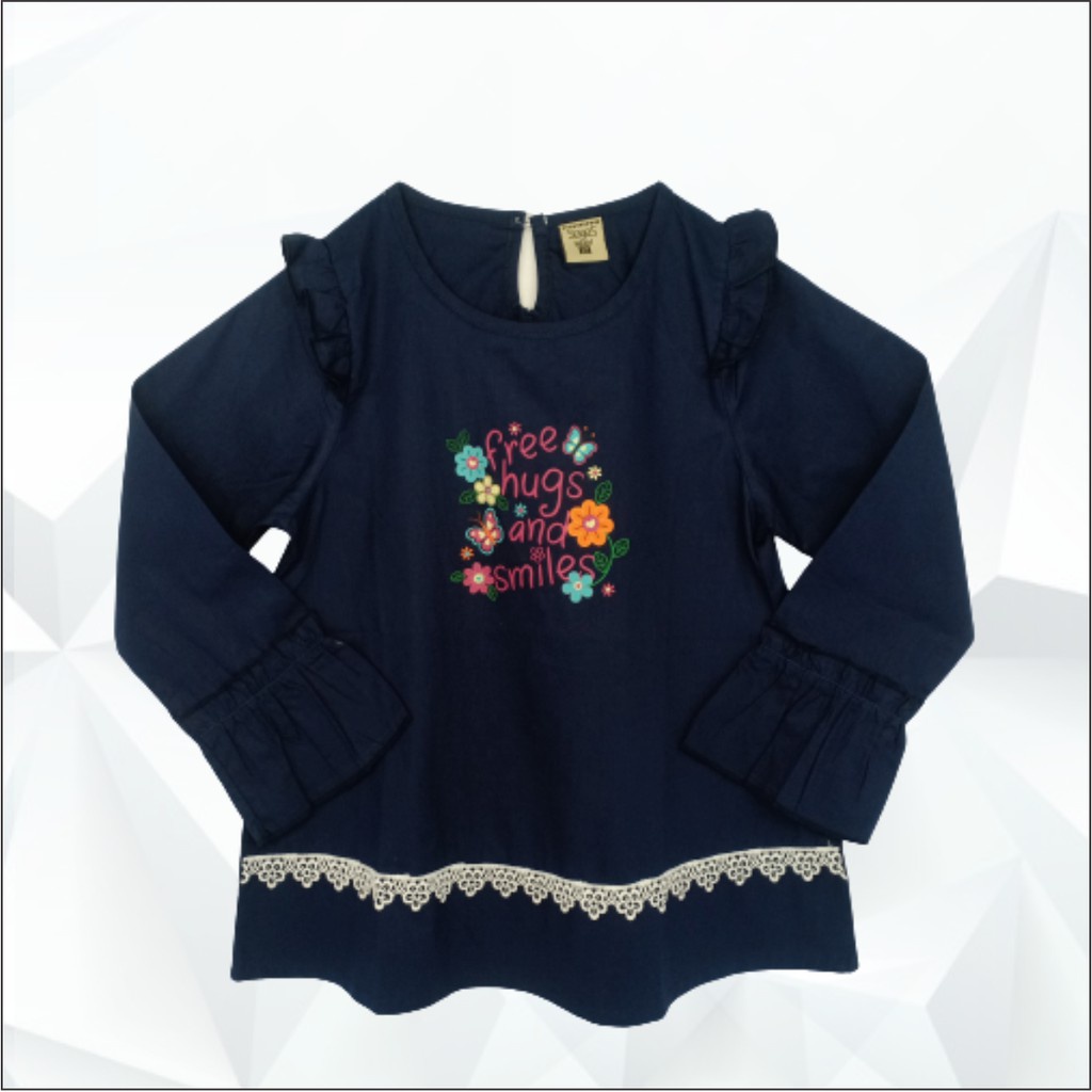 Seyes Atasan Anak Perempuan Lengan Panjang