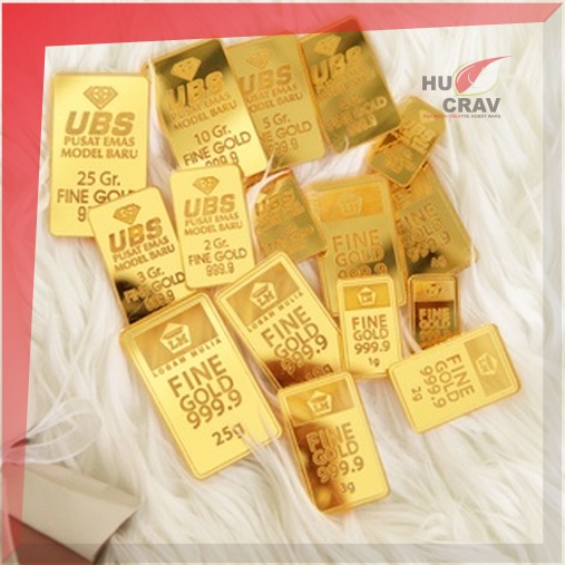 Replika LM UBS Logam Mulia 5gr Emas Akrilik Aksesoris Mahar Seserahan GOLD 0.5gr - 10gr Acrylic Lase