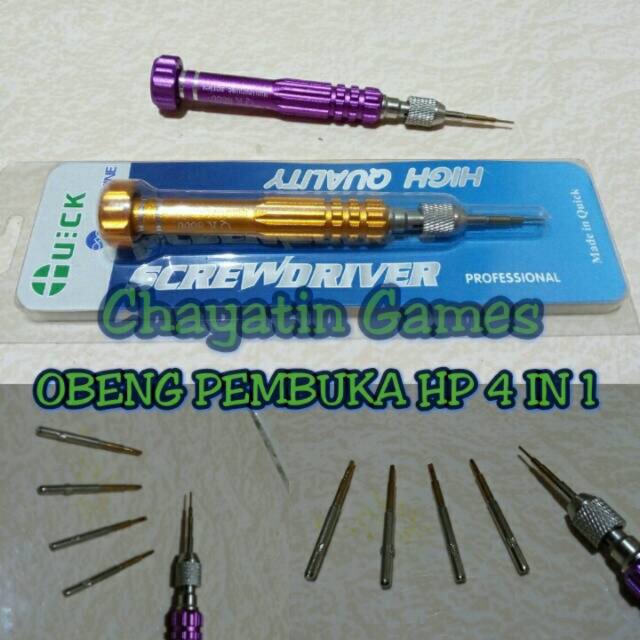 OBENG TOOLS PEMBUKA IPHONE / HP / PONSEL ( Obeng  HP 5 IN 1 )