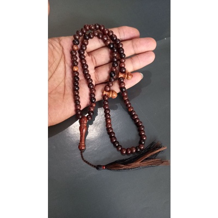 Tasbih galih asem 5mm tasbih galih asem super tasbih galih asem hitam tasbih galih asem murah CLW