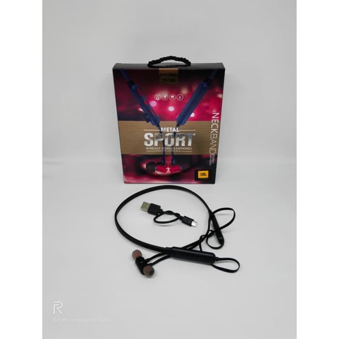 HEADSET BLUETOOTH NECKBAND SPORT TF-100