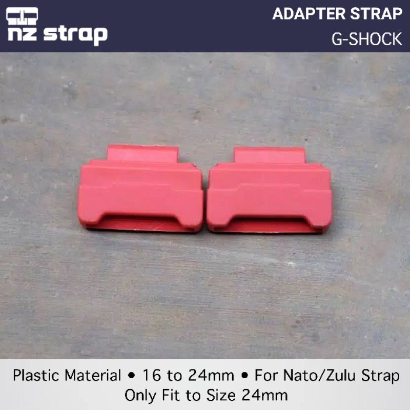 Adapter Strap G-Shock GA-700 GG-1000 DW-5610 GA-400 GW-M5610 Strap Adapter [MERAH]