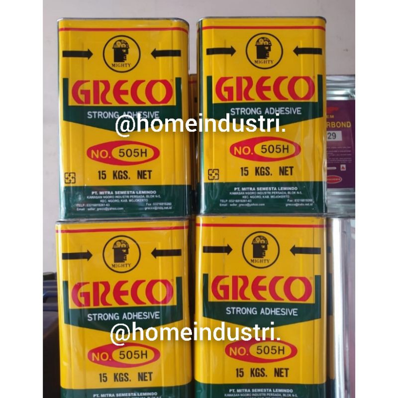 lem oven GRECO 505H ukuran blek lem berkualitas lem sandal lem sepatu lem bahan lem original lem ber