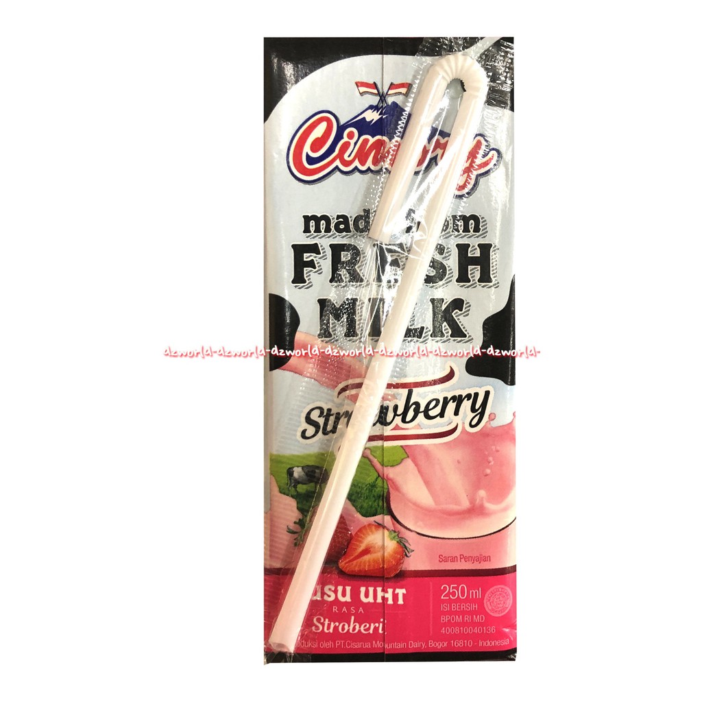 Cimory Made From Fresh Milk 250ml Full Cream Strawberry Blueberry Susu UHT Cimori