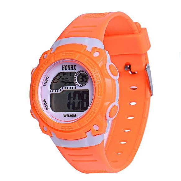 HONHX Children girls Digital Quartz LED Wrist Watch Date alarm Sport