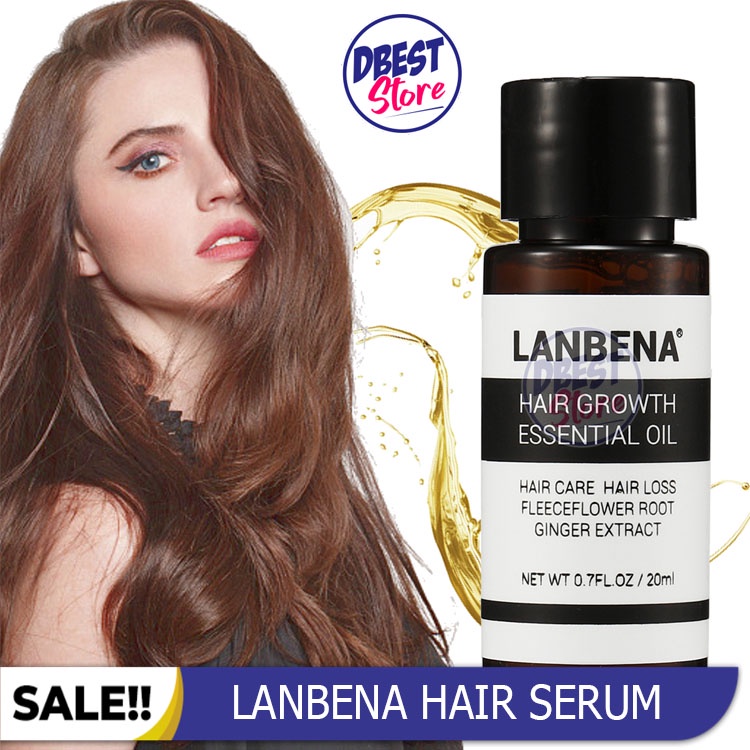 DBEST - [ BISA COD ] Lanbena Hair Growth Oil Serum Ampuh Menumbuhkan Rambut Botak &amp; Mencegah Kerontokan