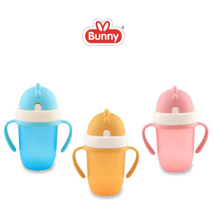 Lusty Bunny Training Cup With Straw Botol Susu Bayi Pegangan ADG 1001 ADG 0005