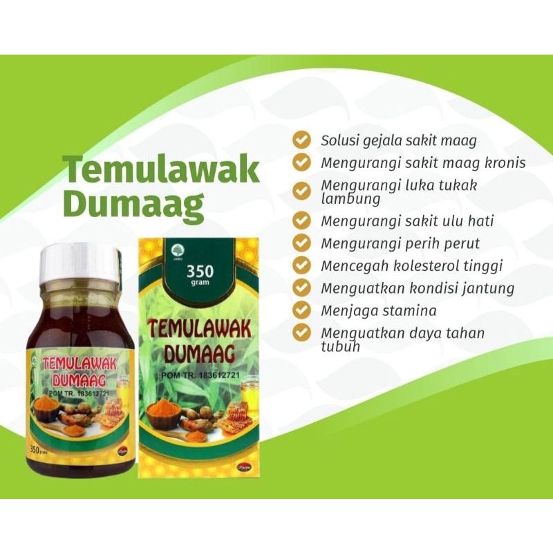 

madu mag temulawak dumaag 350 gr obat lambung