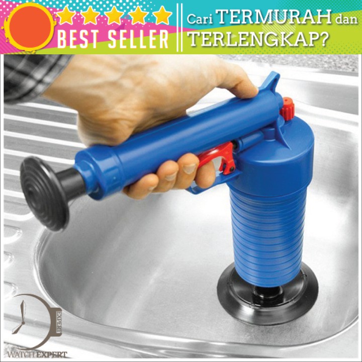 BISA COD Pompa Sedot Saluran WC Westafel Ledeng High Pressure Air Drain Plunger - Auger JJ63010