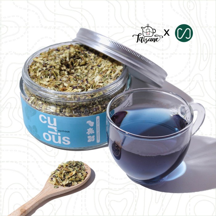 

(BISA COD) Titisane Artisan Tisane Loose Jar - Curious Teh Bunga Telang
