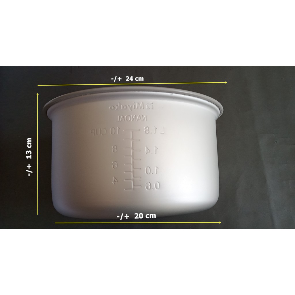 PANCI TEFLON INNER POT MAGIC COM 1.8 LITER MIYAKO TIPE 508 SBC