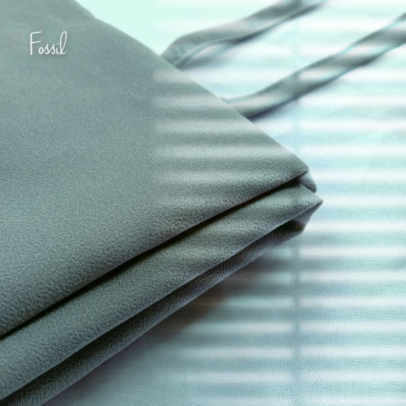 PASHMINA Hijab Diamond Tali (JAHIT TEPI) / Kerudung Pashmina Sabyan Diamond Italiano PART 1-TALI-FOSSIL