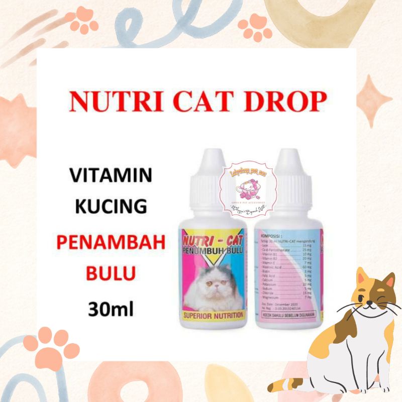 NUTRICAT VITAMIN PENUMPBUH BULU KUCING