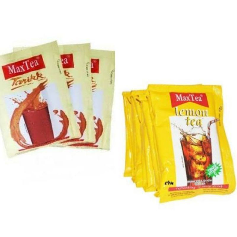 

Max Tea, Teh Tarik / Lemon Tea renceng 10pcs